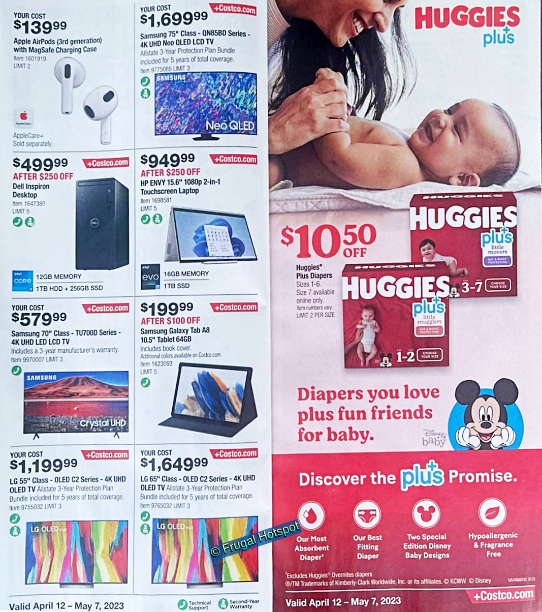 Costco Coupon Book APRIL 2023 | Pages 8 and 9