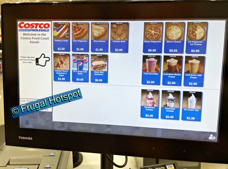 Costco Food Court Kiosk