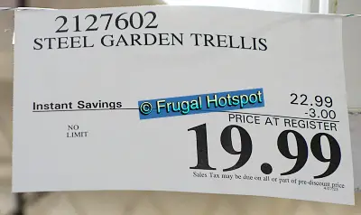 Garden Trellis by Inside Outside Garden | Costco Price | 2127602