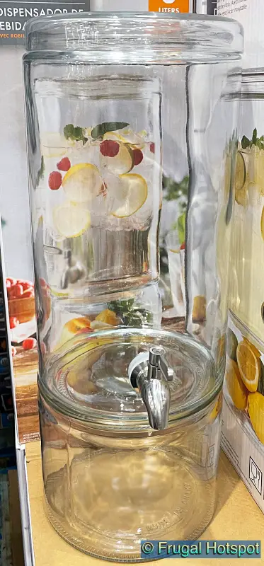 Mesa 2.1-Gallon Glass Beverage Dispenser | Costco Display | item 1630845