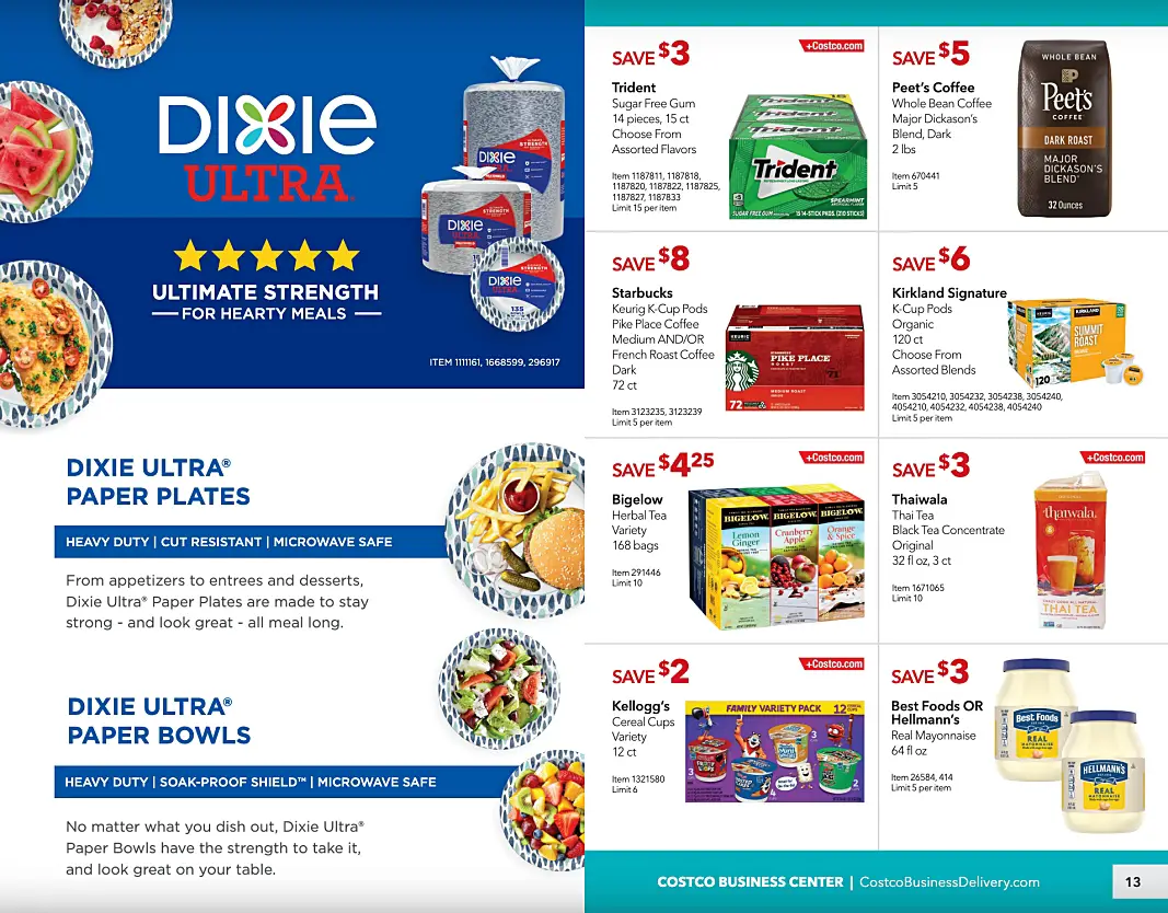 Costco Business Center Coupon Book MAY JUNE 2023 | Pages 12 and 13