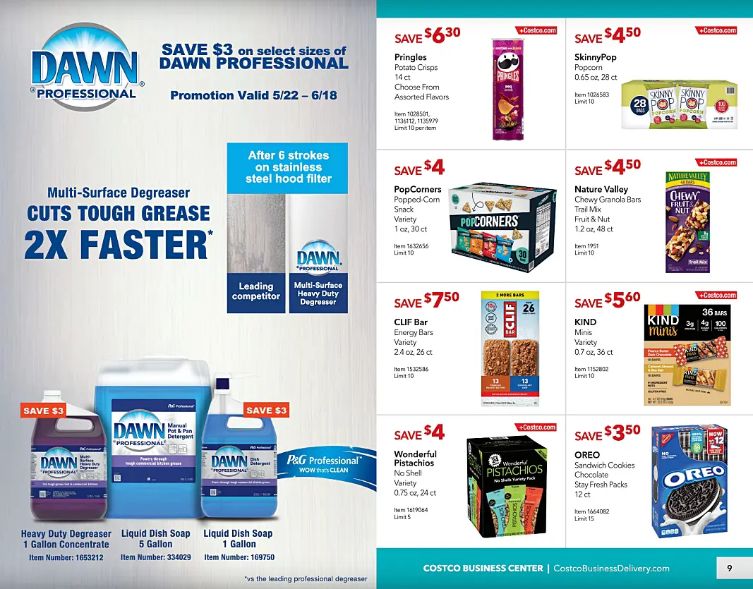 Costco Business Center Coupon Book MAY JUNE 2023 | Pages 8 and 9