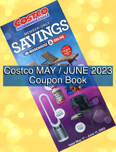 Costco Coupon Book MAY JUNE 2023 Cover