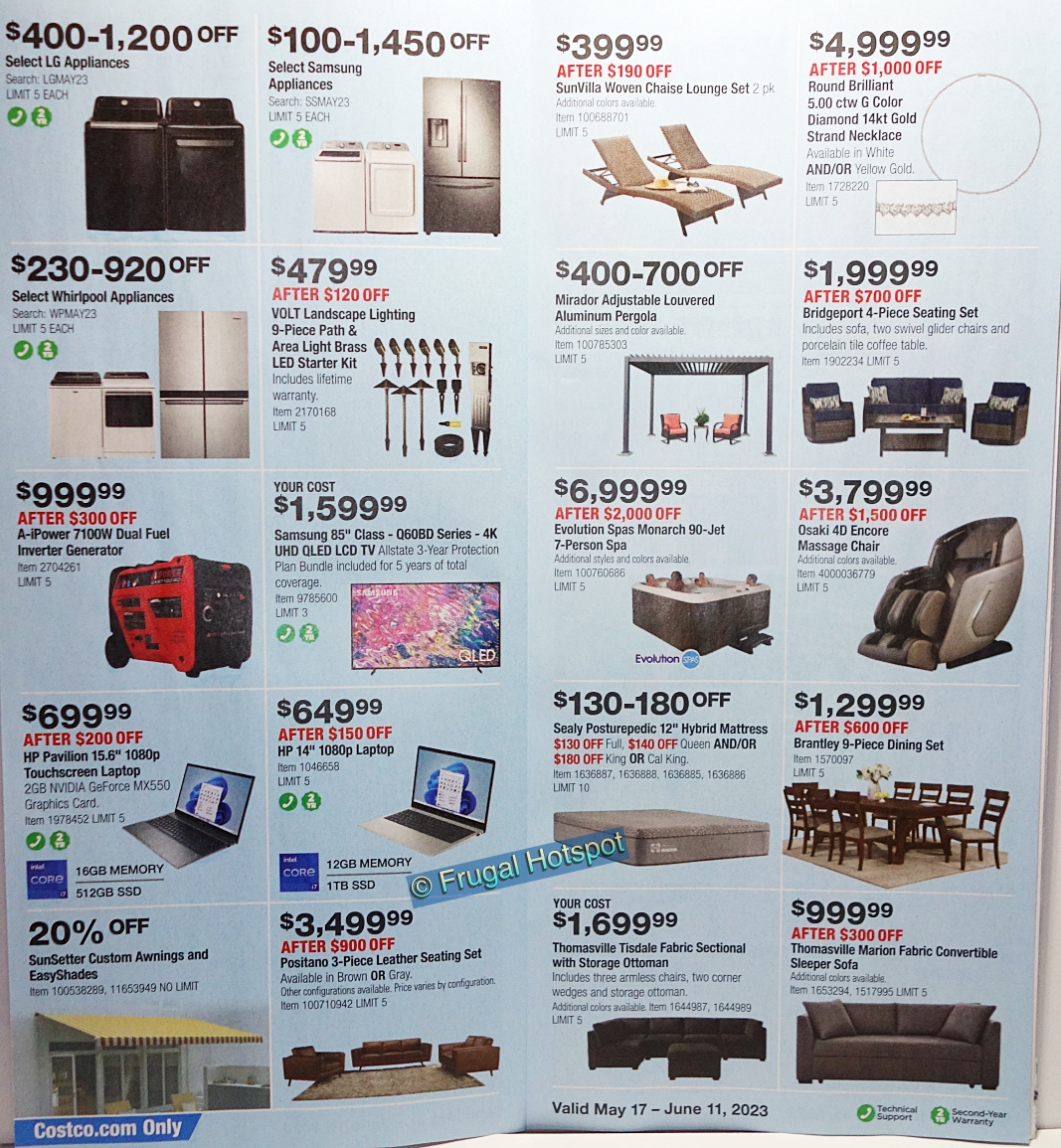 Costco Coupon Book MAY JUNE 2023 | Pages 14 and 15