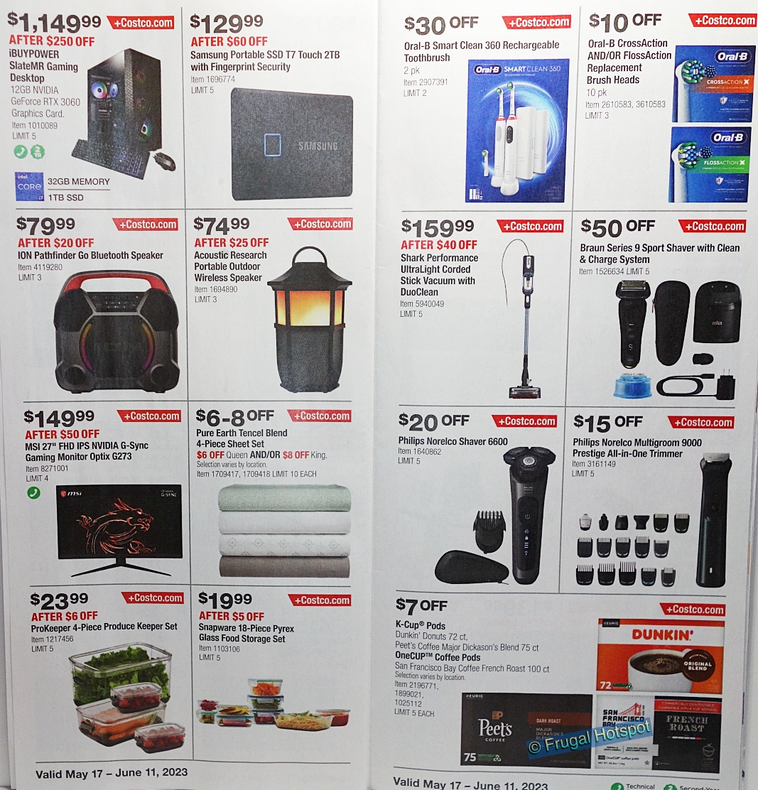 Costco Coupon Book MAY JUNE 2023 | Pages 4 and 5