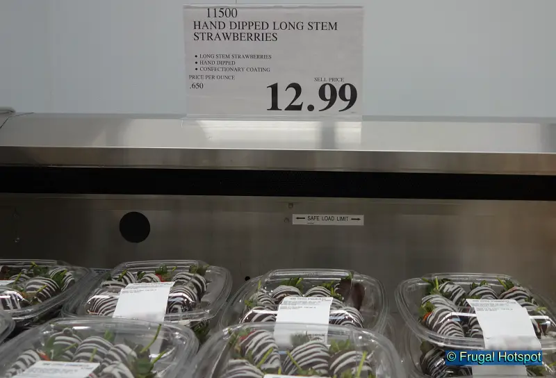 Hand Dipped Chocolate Strawberries | Costco Price | Item 11500