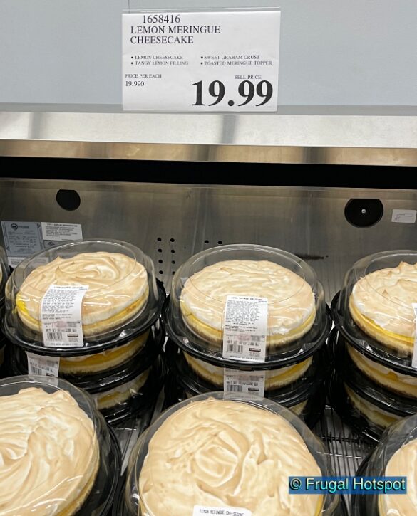 Costco's Lemon Meringue Cheesecake is Back! Frugal Hotspot