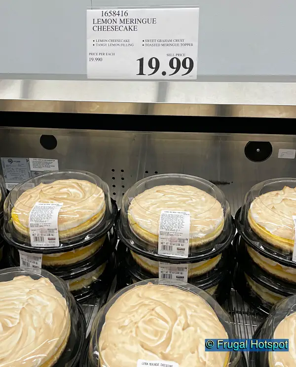 Kirkland Signature Lemon Meringue Cheesecake | Costco Price | Item 1658416
