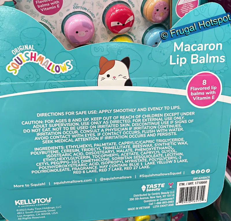 Squishmallows Macaron Lip Balms | Costco Item 1718660