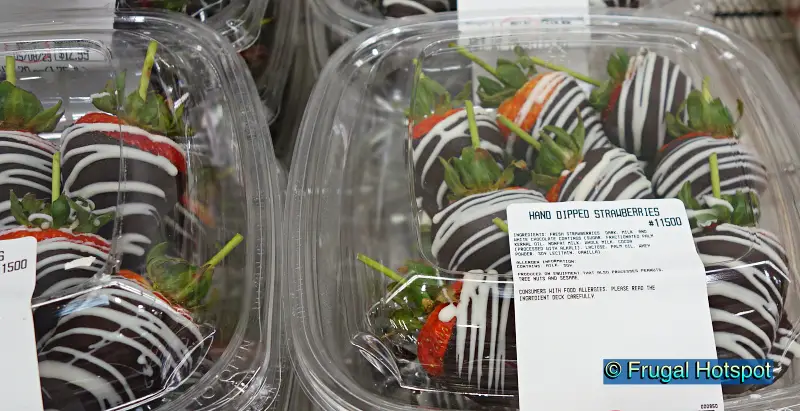 chocolate dipped strawberries at Costco