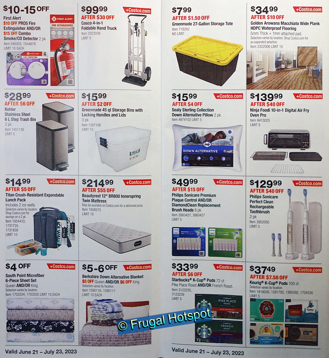Costco Coupon Book JUNE JULY 2023 | P 10 and 11