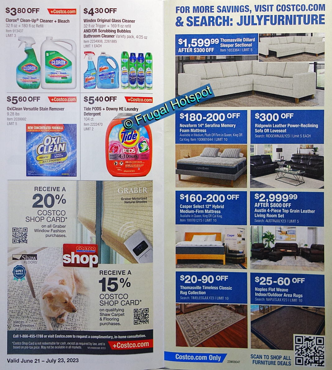 Costco Coupon Book JUNE JULY 2023 | P 12 and 13