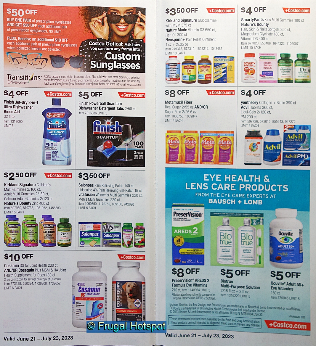 Costco Coupon Book JUNE JULY 2023 | P 20 and 21