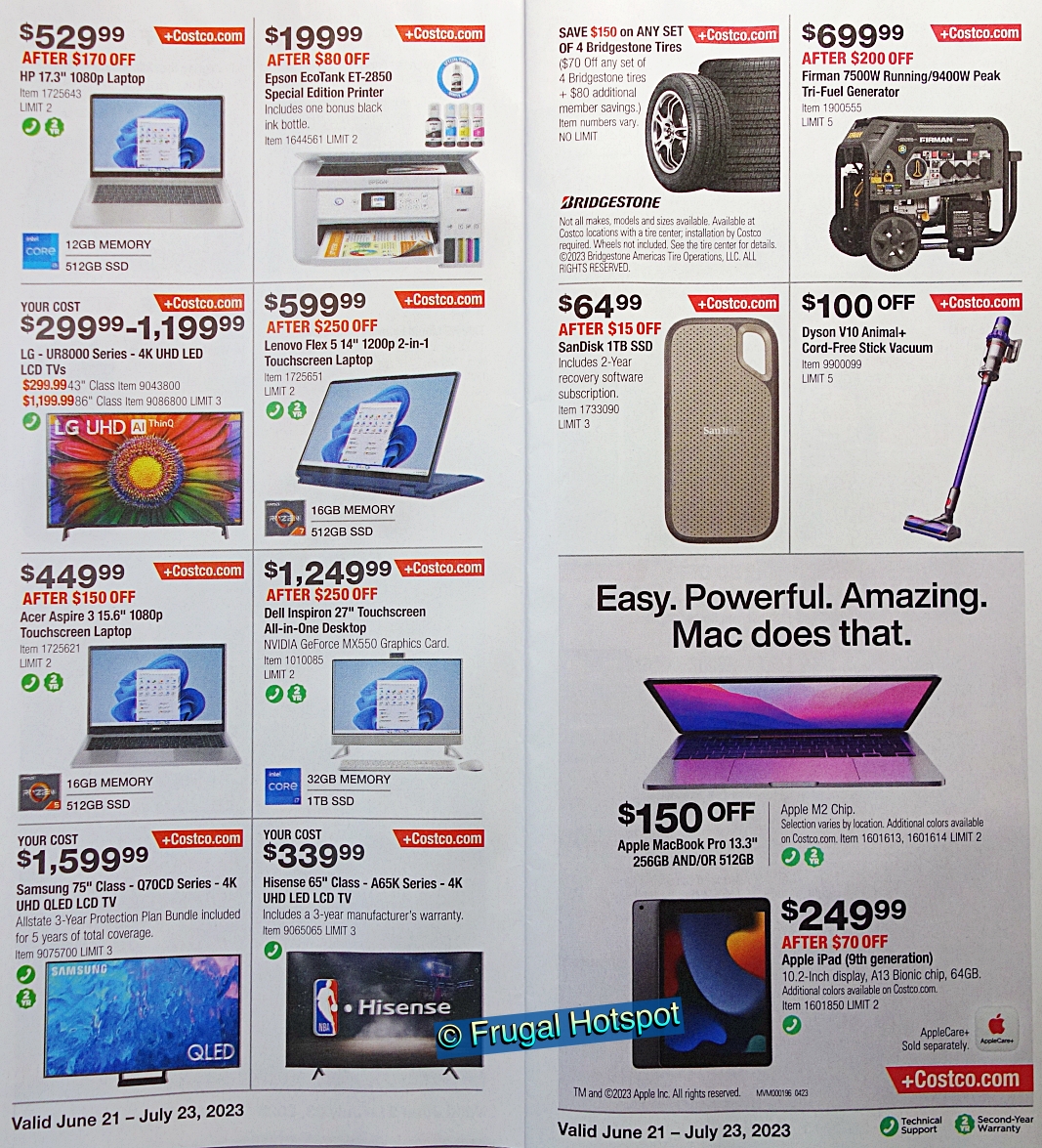 Costco Coupon Book JUNE JULY 2023 | P 4 and 5