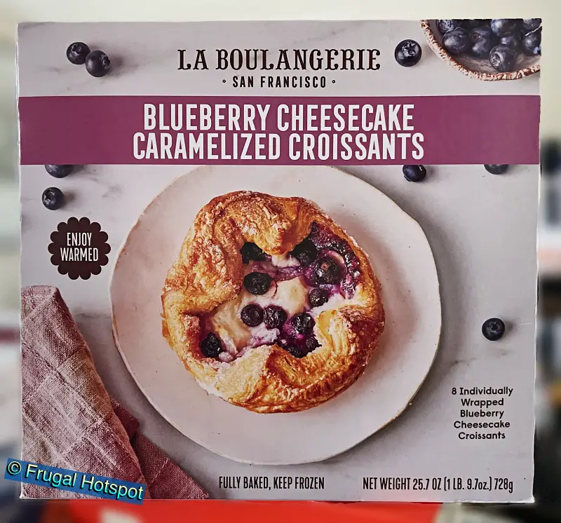 La Boulangerie San Francisco Blueberry Cheesecake Caramelized Croissants | Costco 1702645