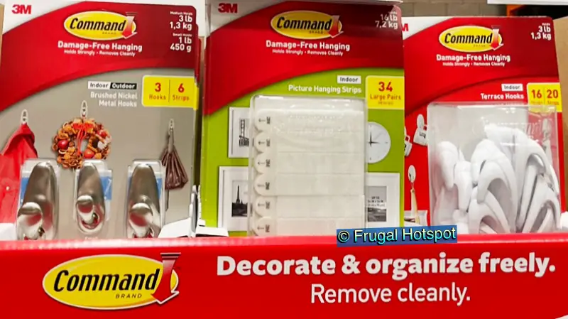 3M Command Hooks and Picture Hanging Strips | Costco 1370476