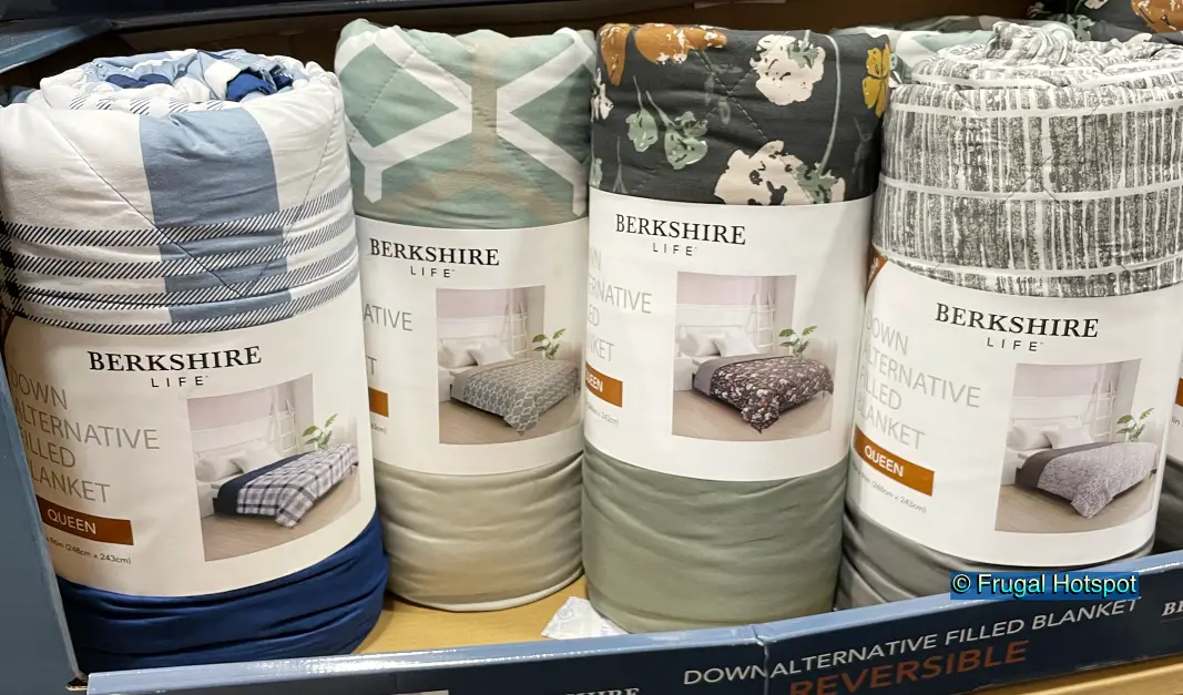 Berkshire Life Reversible Down Alternative Blanket at Costco | Item 1590117 or 1590116