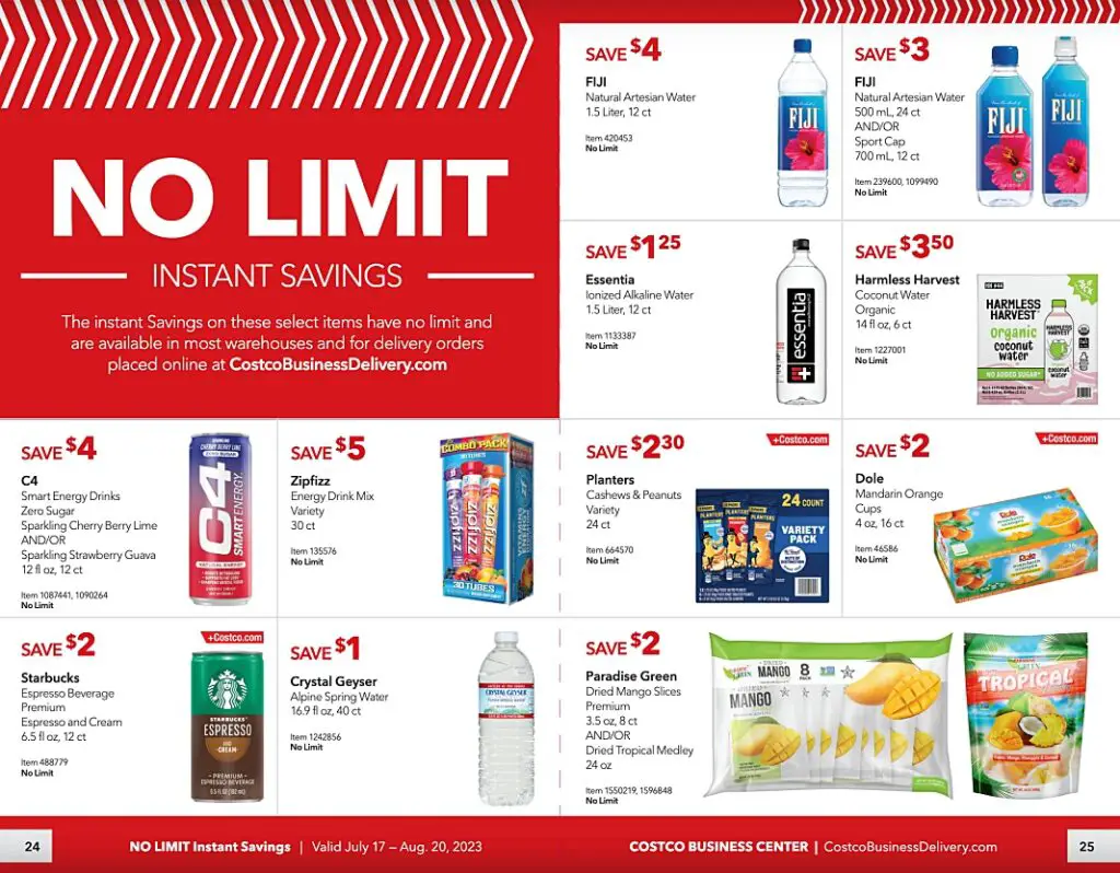 Costco Business Center Coupon Book JULY / AUGUST 2023