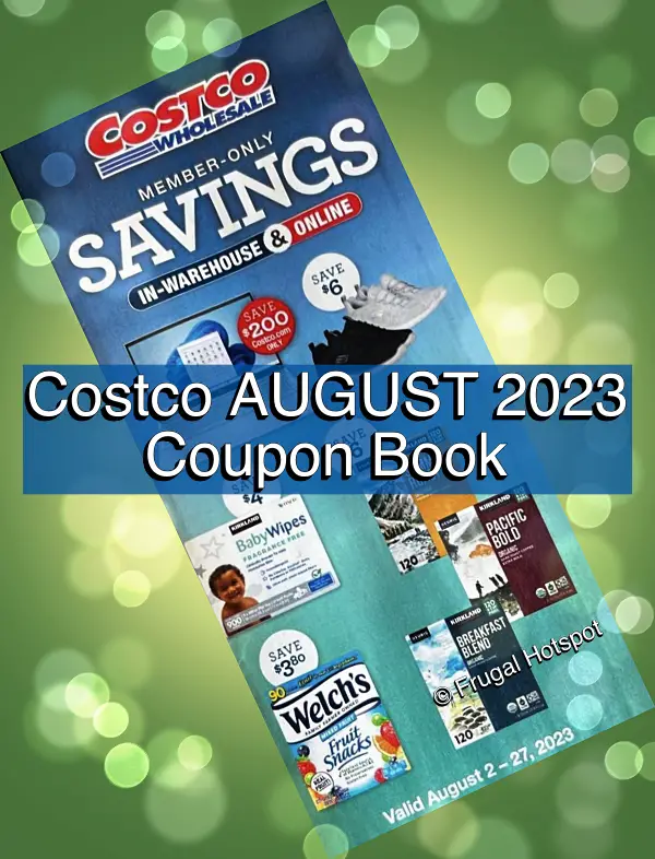 Costco Coupon Book AUGUST 2023 | Cover