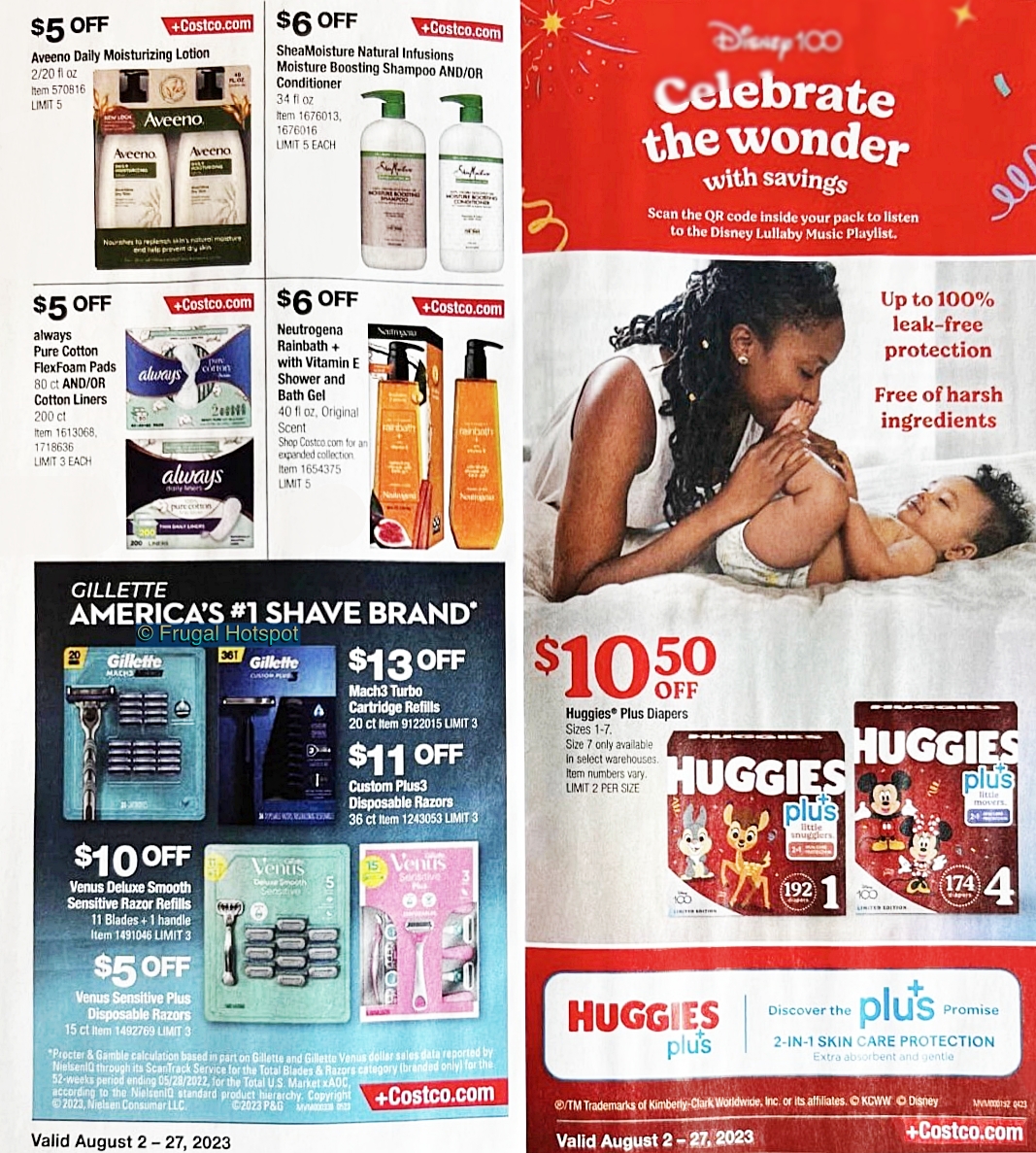 Costco Coupon Book AUGUST 2023 | Pages 8 and 9