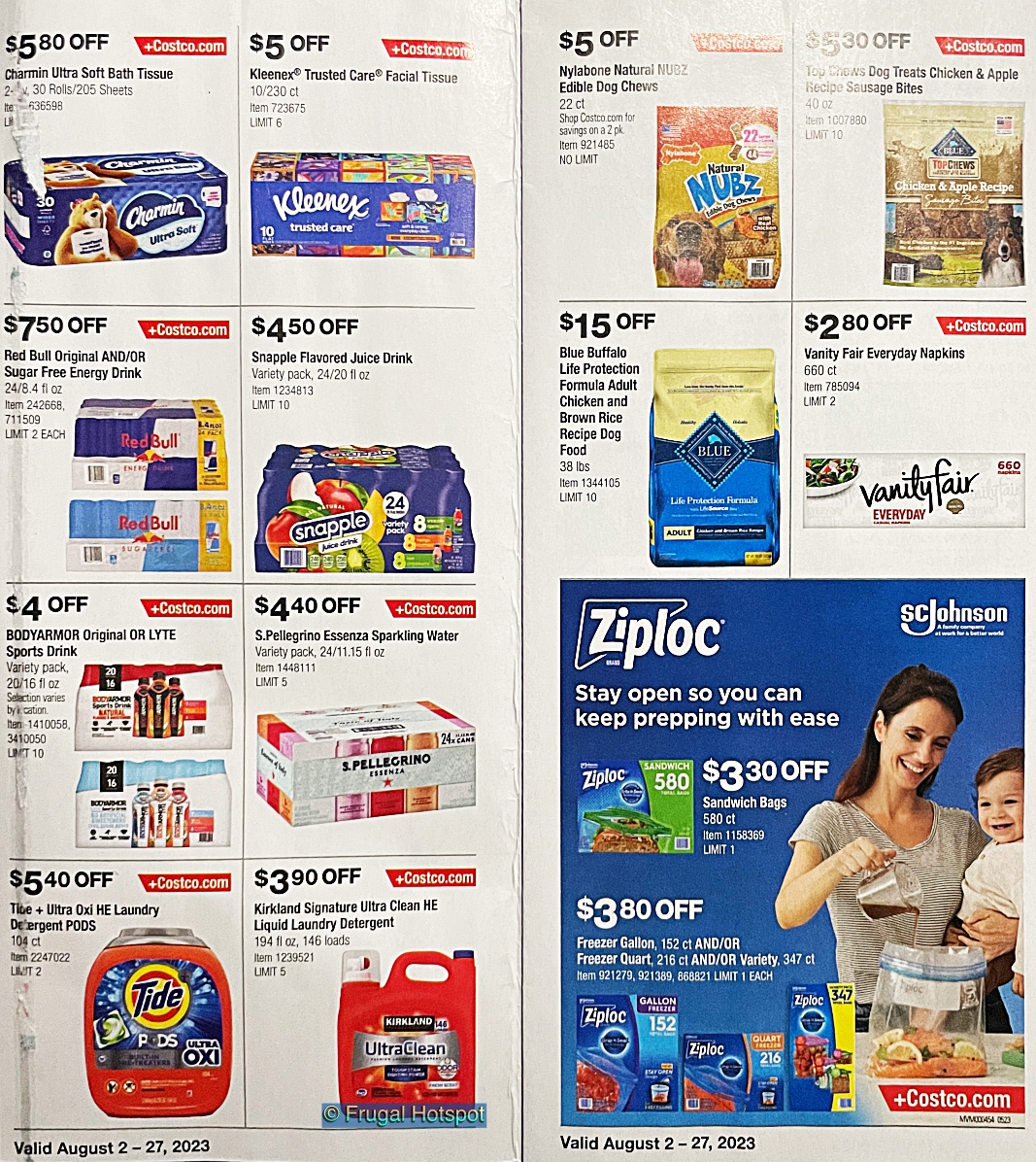 Costco Coupon Book August 2023 | P 2 and 3