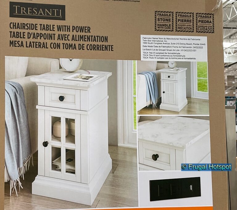 Tresanti Kerrigan Chairside Table Costco Sale! Frugal Hotspot