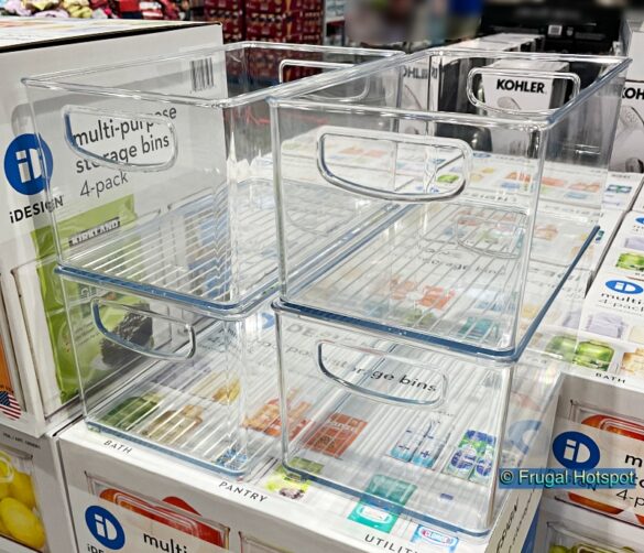 iDesign Storage Bins 4Pack Costco Sale! Frugal Hotspot