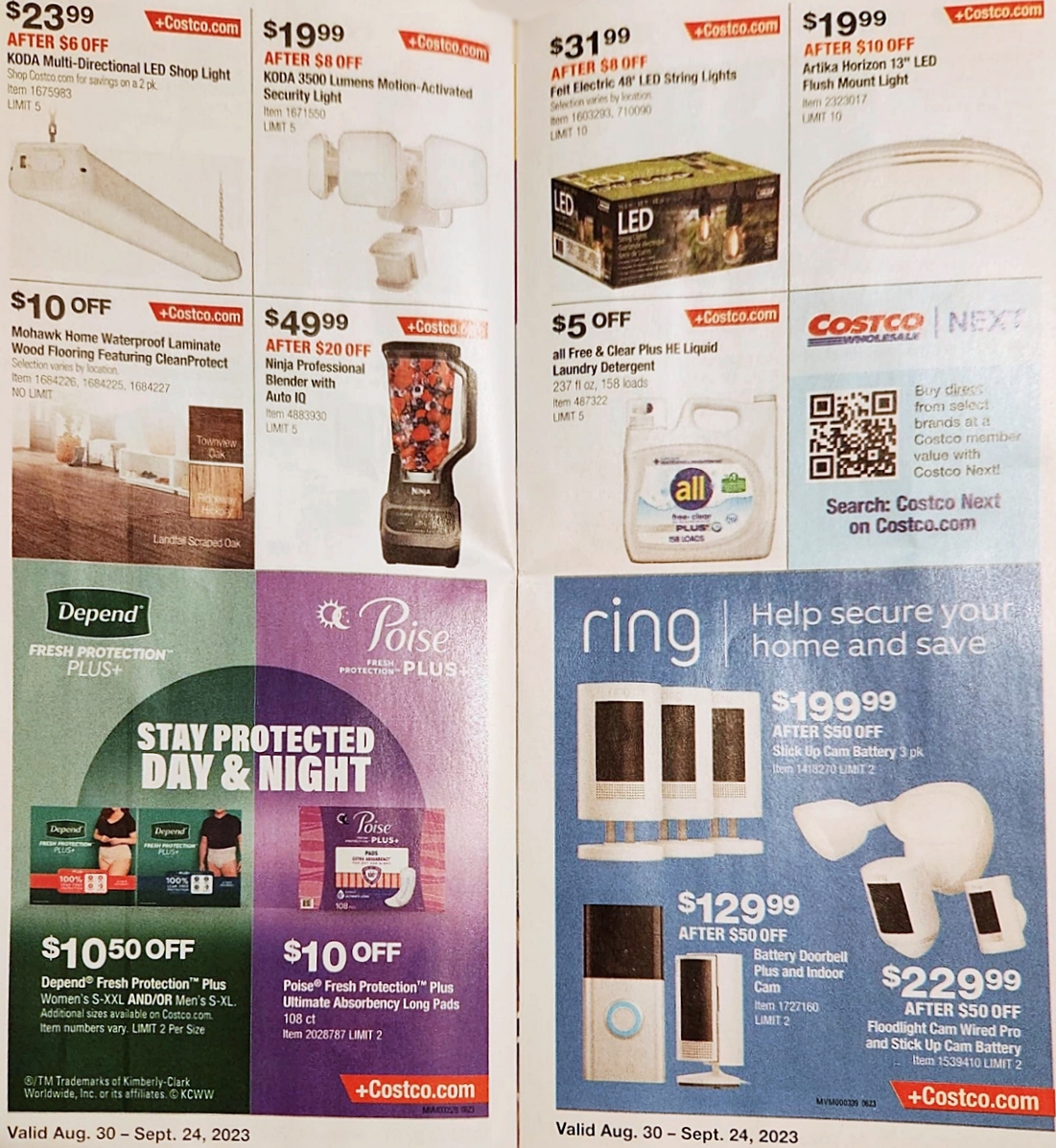 Costco Coupon Book SEPTEMBER 2023 | P 10 and 11
