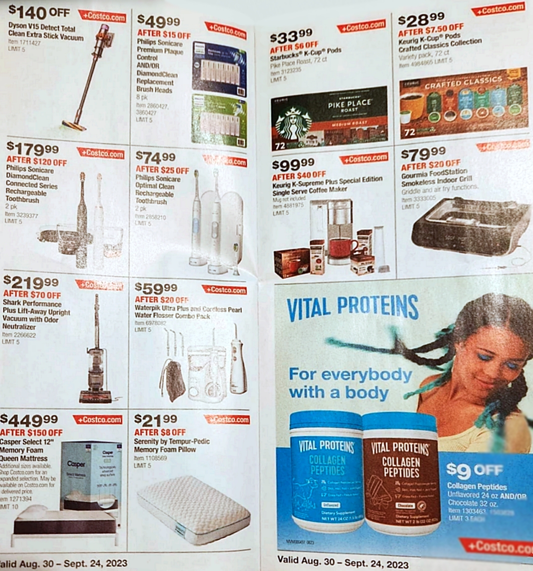 Costco Coupon Book SEPTEMBER 2023 | P 12 and 13