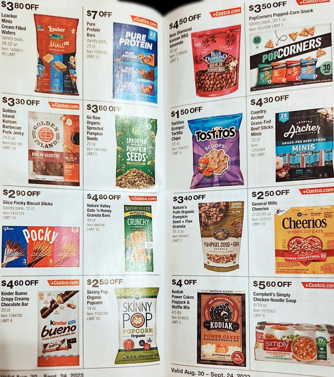 Costco Coupon Book SEPTEMBER 2023 | P 18 and 19