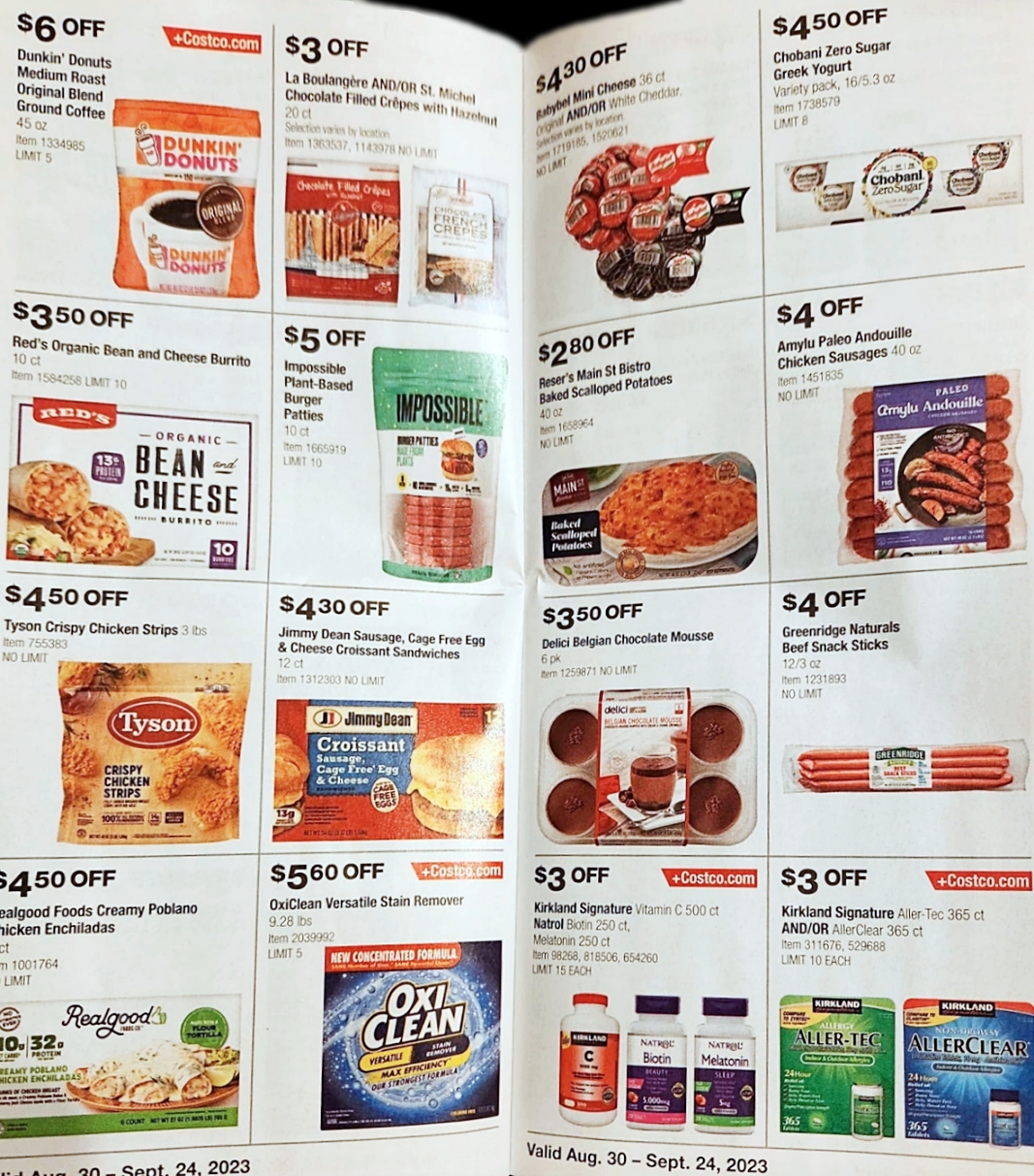 Costco Coupon Book SEPTEMBER 2023 | P 20 and 21
