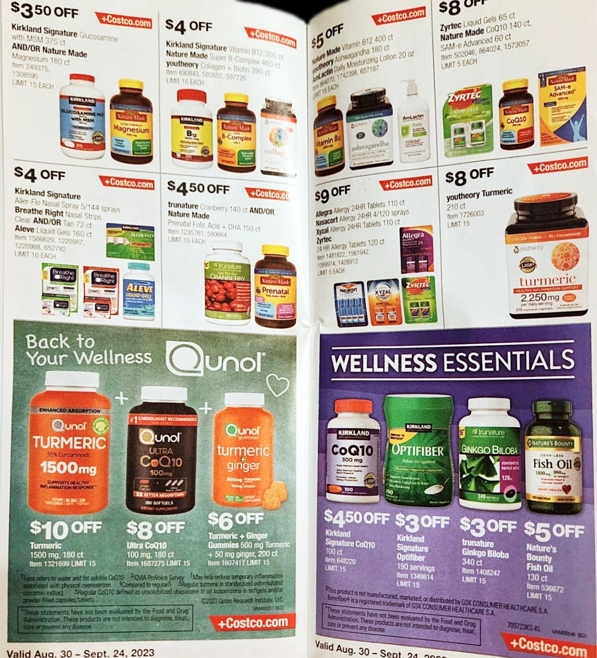 Costco Coupon Book SEPTEMBER 2023 | P 22 and 23