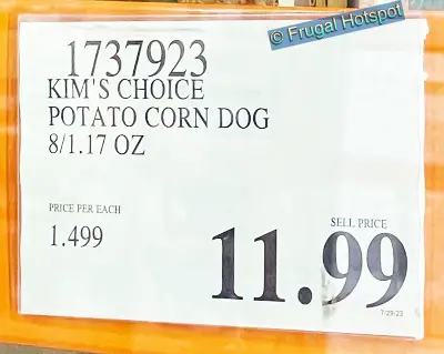 Costco Price | Han Chef Korean Cuisine Korean-Style Crispy Potato Corn Dogs | Costco 1737923