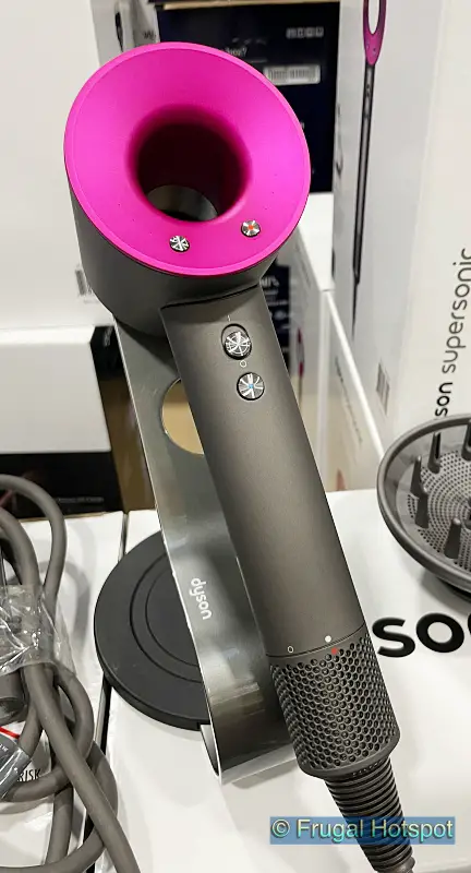 Display | Dyson Supersonic Hair Dryer with stand and attachments | Costco Item 1749064