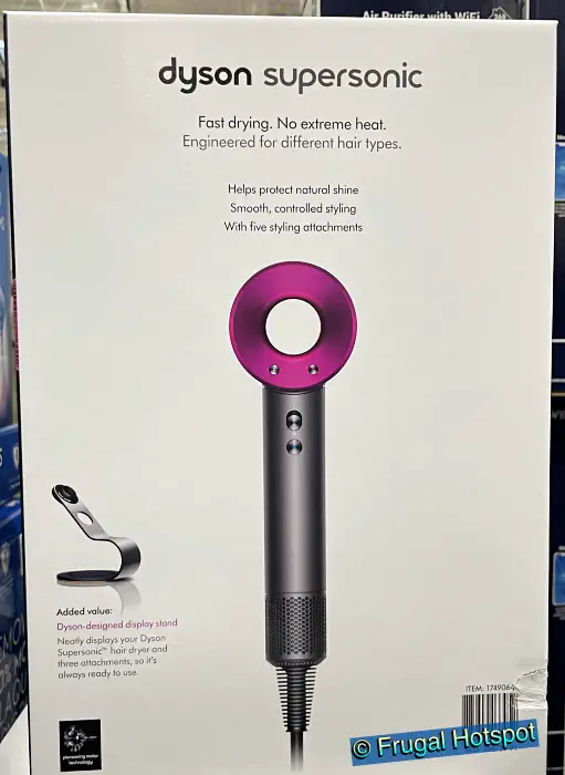 Dyson Supersonic Hair Dryer with stand and attachments | Costco Item 1749064