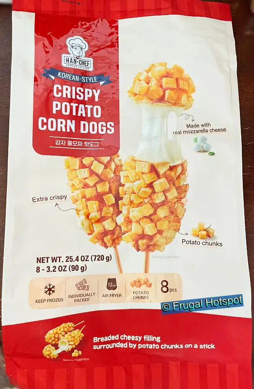 Han Chef Korean Cuisine Korean-Style Crispy Potato Corn Dogs | Costco 1737923