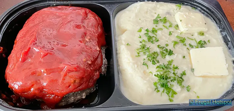 Kirkland Signature Meatloaf with Mashed Yukon Potatoes and Glaze without lid | Costco 30783