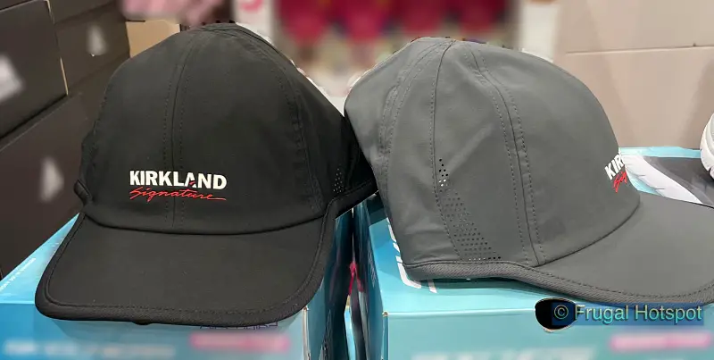 Kirkland Signature Unisex Logo Hat 2 pack gray and black | Costco 7771032