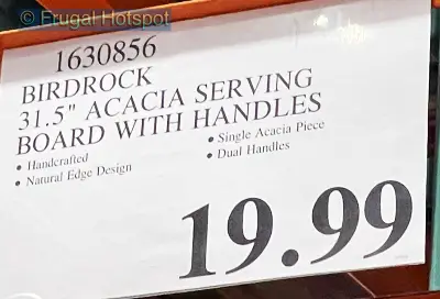 BirdRock Home Acacia Hardwood Grazing Board | Costco Price | Item 1630856