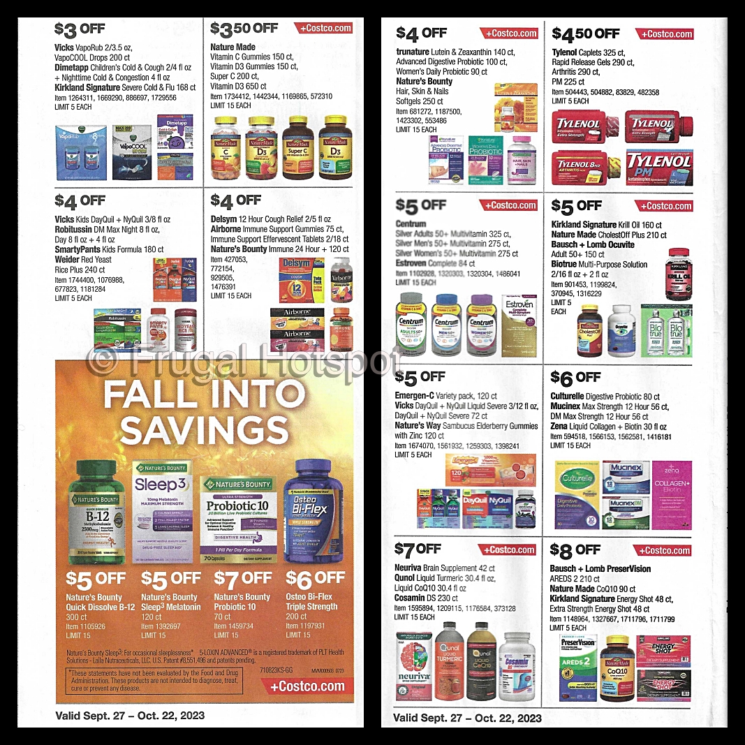 Costco Coupon Book OCTOBER 2023 | P 18 and 19