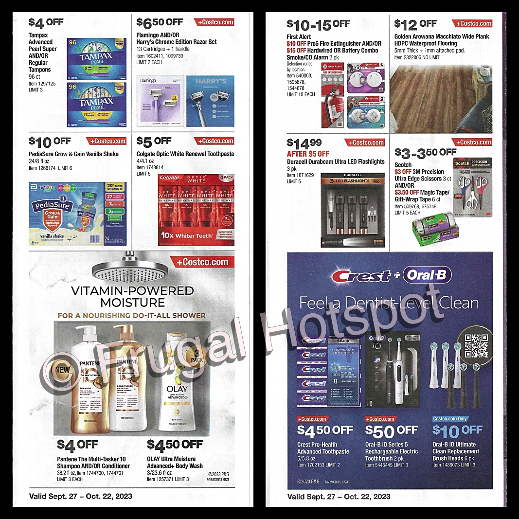 Costco Coupon Book OCTOBER 2023 | P 4 and 5