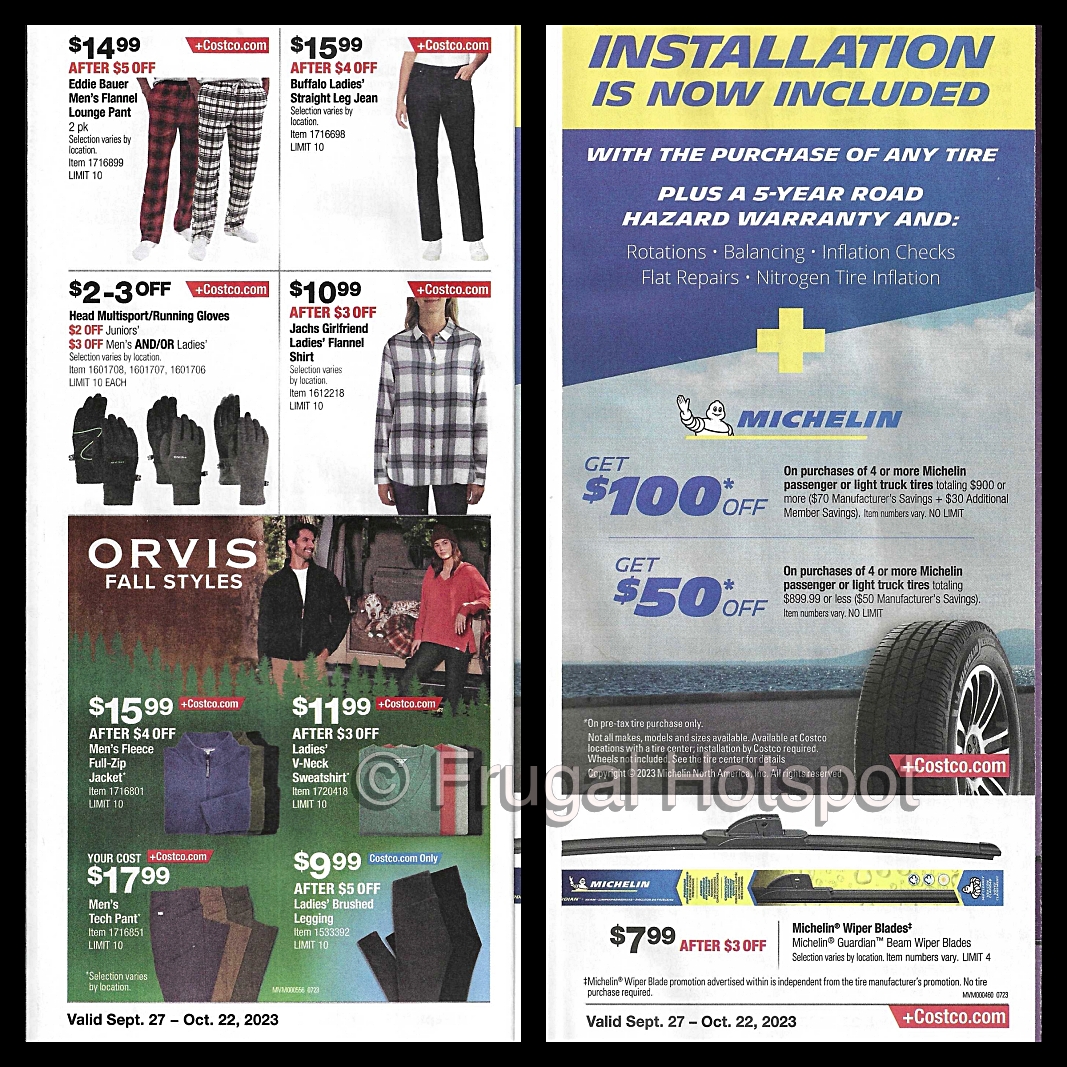 Costco Coupon Book OCTOBER 2023 | P 8 and 9