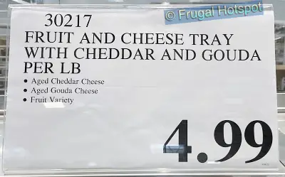 Kirkland Signature Fruit and Cheese Tray | Costco Price | Item 30217