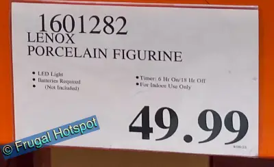 Lenox Figurine Porcelain | Costco Price | Item 1601282