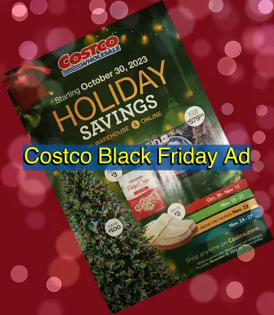 Costco Black Friday Ad 2023 Cover
