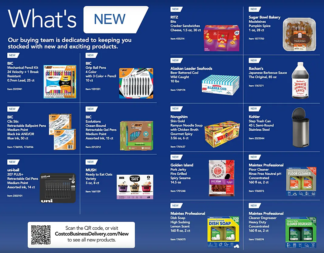 Costco Business Center Coupon Book OCTOBER NOVEMBER 2023 | P 16 and 17