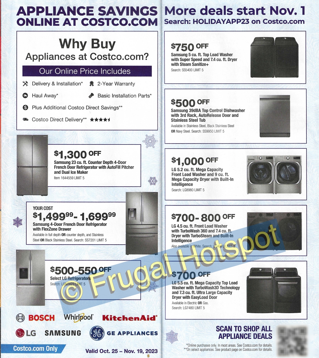 Costco Coupon Book NOVEMBER 2023 | P 12 and 13