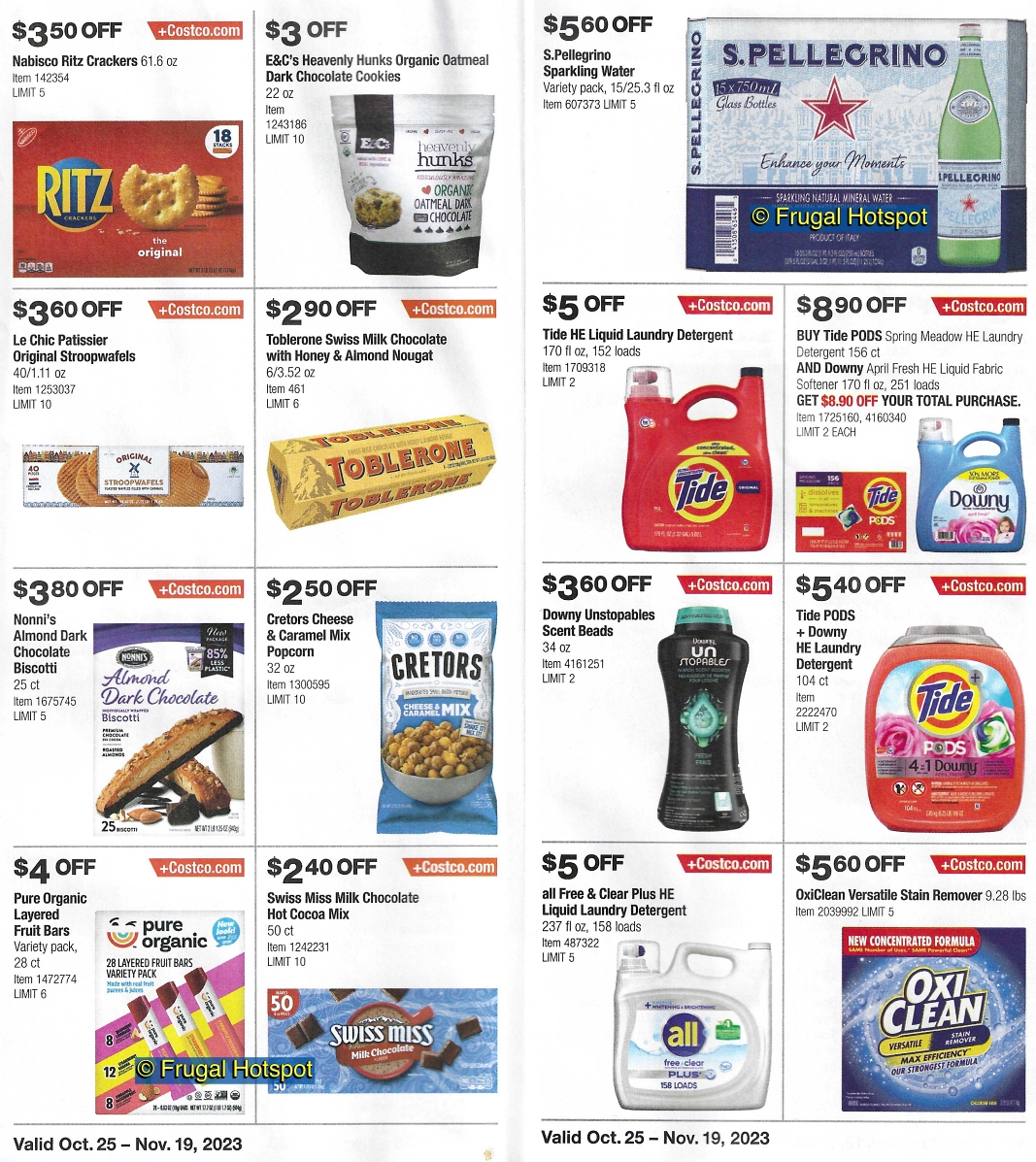 Costco Coupon Book NOVEMBER 2023 | P 16 and 17