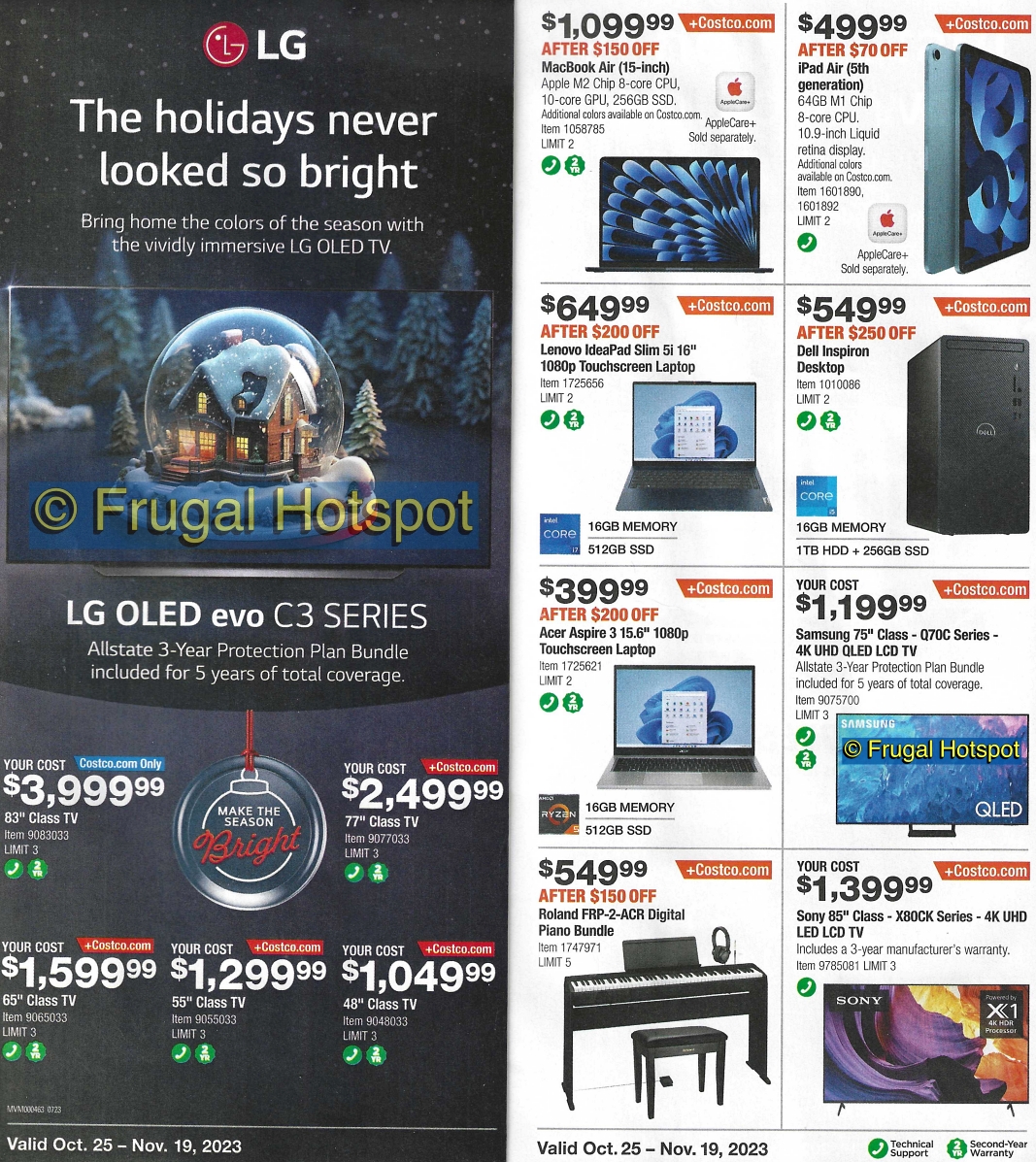 Costco Coupon Book NOVEMBER 2023 | P 6 and 7