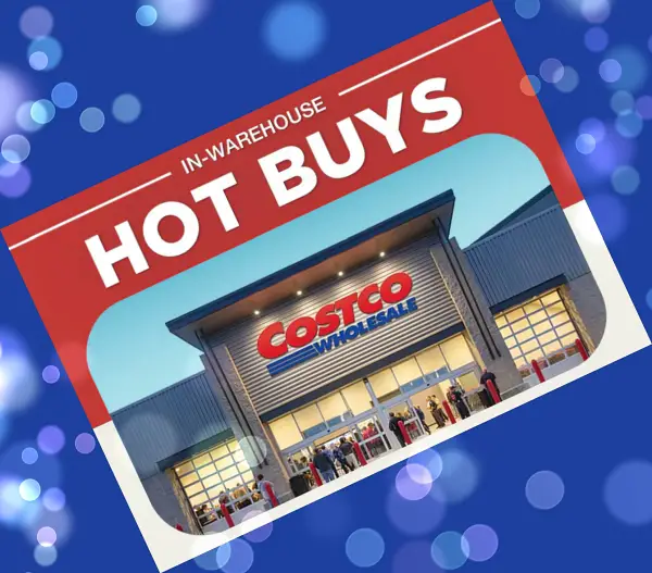 Costco In Warehouse Hot Buys Sale with background